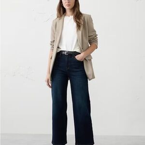 Banana Republic Factory Dark Blue Straight Leg Jeans